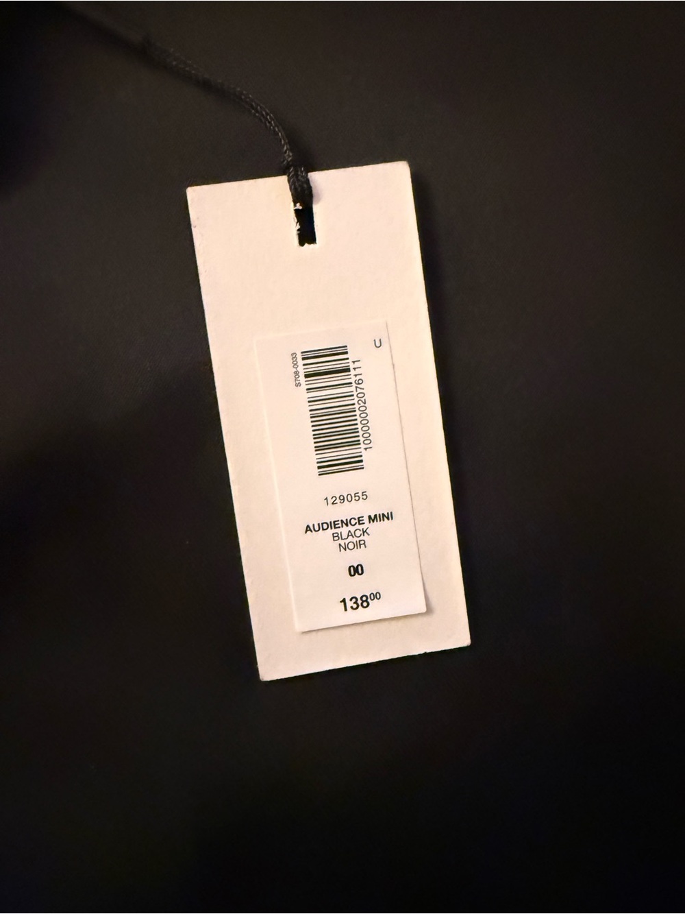 Aritzia Black Halter Mini Dress - Picture 3 of 6